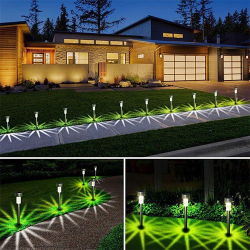 10-Piece Solar Outdoor Light Set