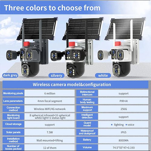 12MP Solar Outdoor Security Camera