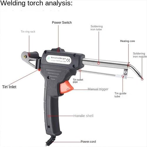 220V 60W Manual Soldering Gun
