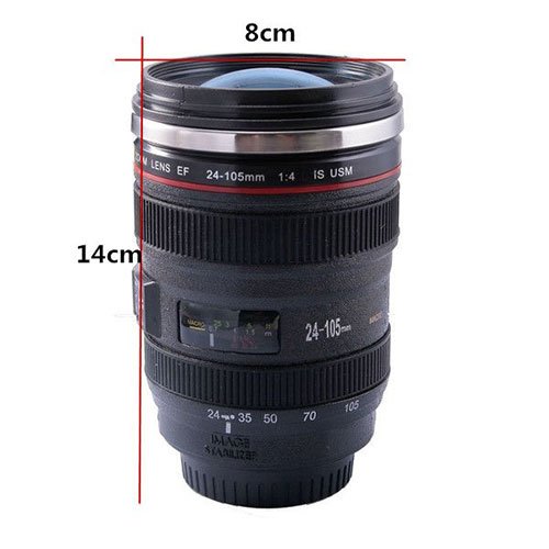 Camera Lens Thermo Flask