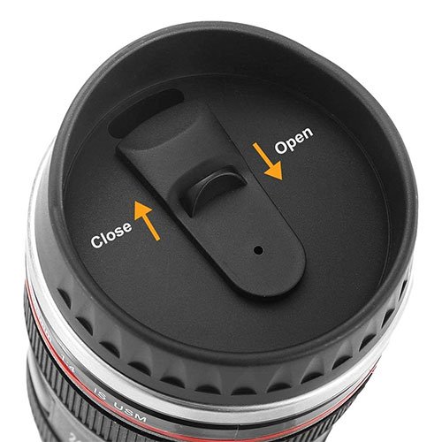 Camera Lens Thermo Flask