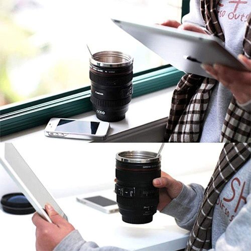 Camera Lens Thermo Flask
