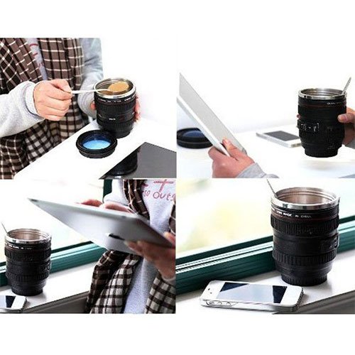 Camera Lens Thermo Flask