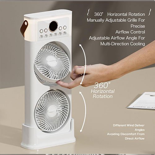 Dual Fan Mist Cooling System