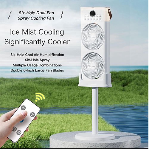 Dual Fan Mist Cooling System