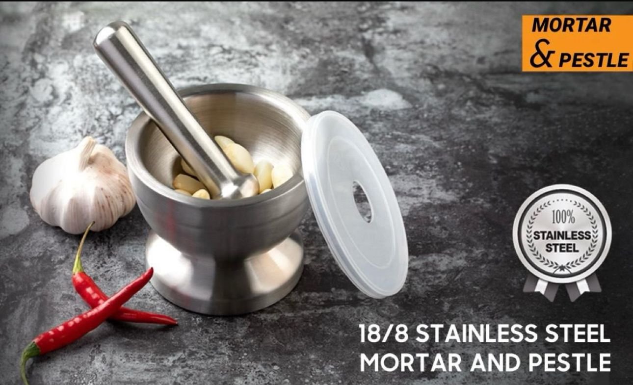 Stainless Steel Mortar & Pestle