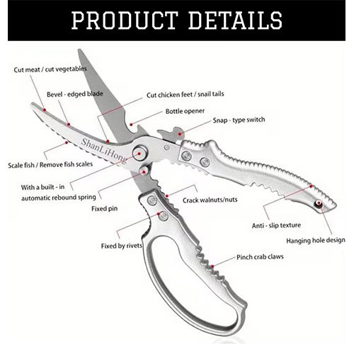 Multifunctional Kitchen Scissors