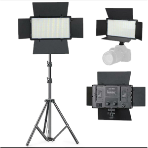 Professional Photo & Video Led Light Kit Varicolor 600-Bulb