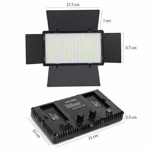 Professional Photo & Video Led Light Kit Varicolor 600-Bulb