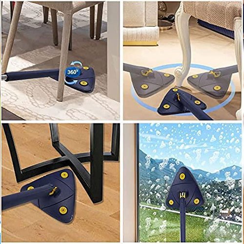 Triangular Auto-Squeeze Mop