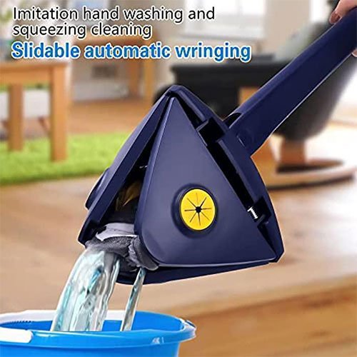 Triangular Auto-Squeeze Mop